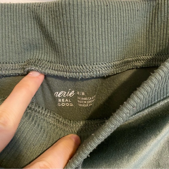 Aerie Green Velour Lounge Set size Medium - Picture 7 of 10